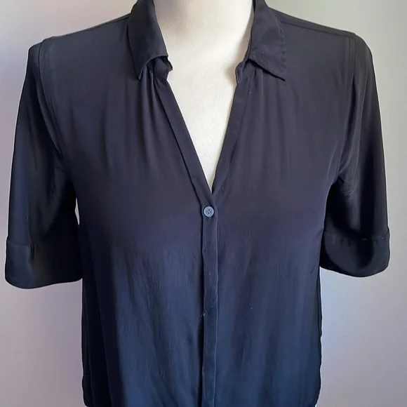 J Crew Silk Button Down Blouse - Picture 2 of 8